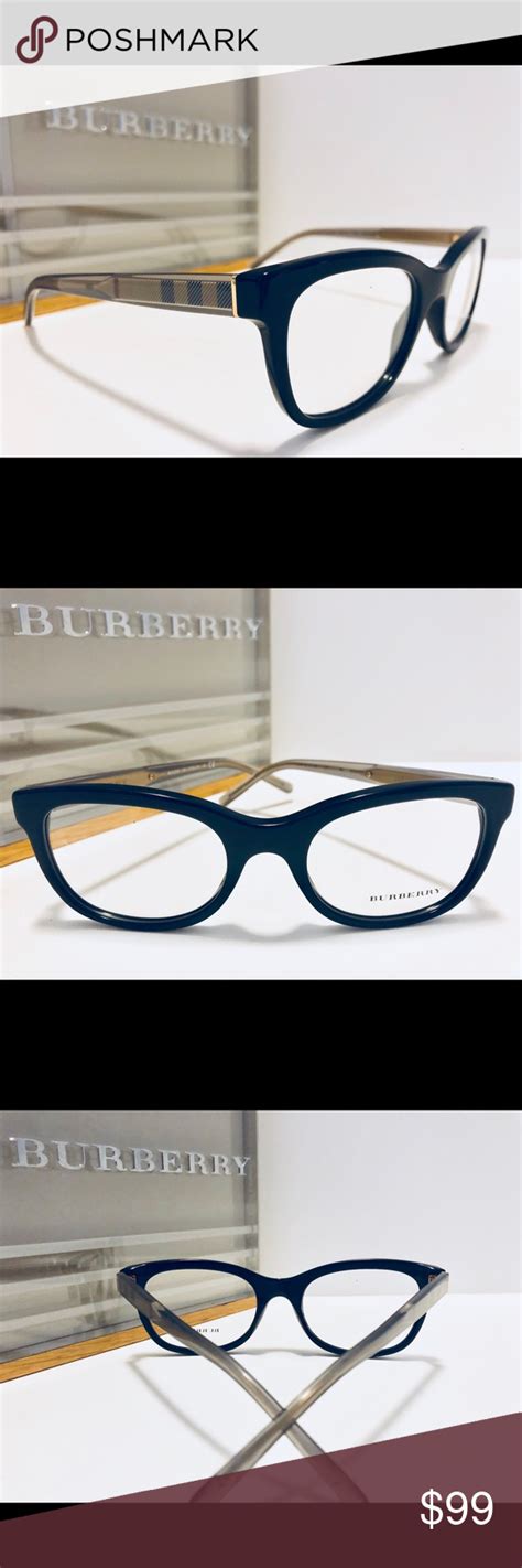 clear plaid burberry glasses